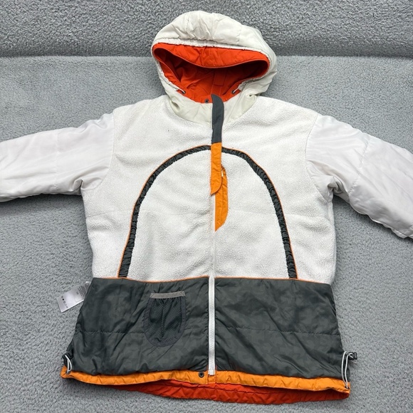 Columbia Sportswear XL5636 205 Womens Size XL Coat Orange/White Winter Jacket - Picture 12 of 12